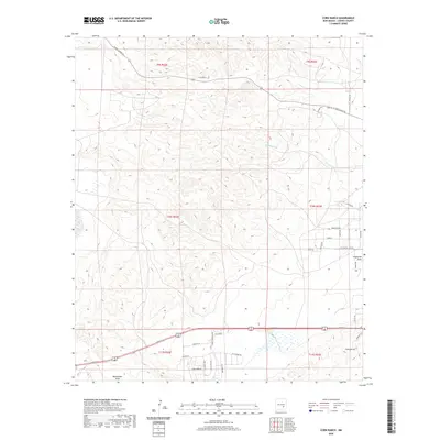 2020 Map of Corn Ranch, 2020 Print