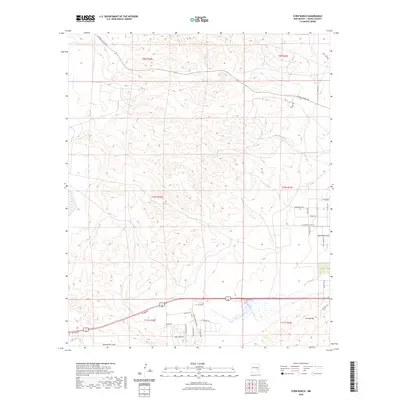 2023 Map of Corn Ranch, 2023 Print