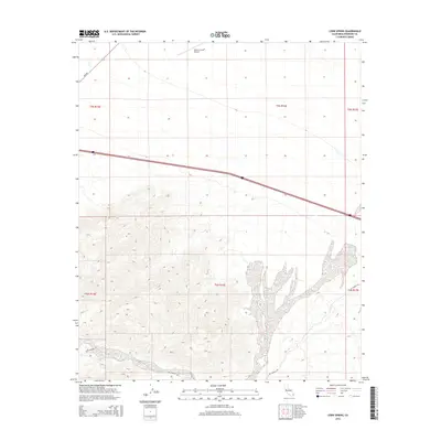 2015 Map of Corn Spring, 2015 Print
