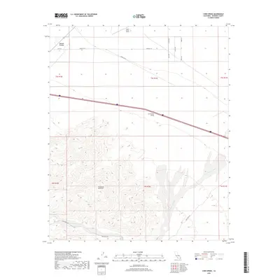 2018 Map of Corn Spring, 2018 Print