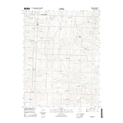 2014 Map of Cornelia, 2014 Print