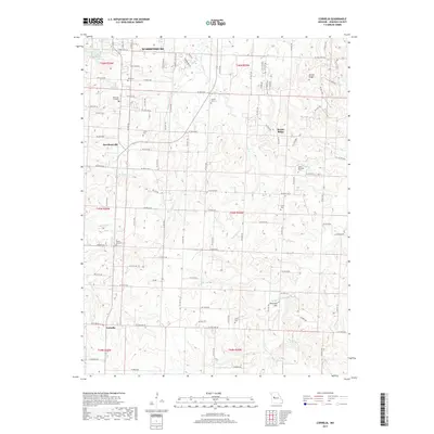 2017 Map of Cornelia, 2017 Print