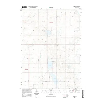 2015 Map of Cornelia, 2015 Print