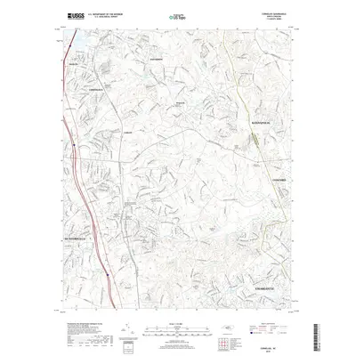 2019 Map of Cornelius, 2019 Print