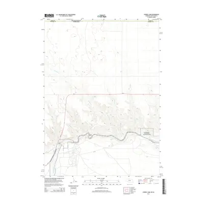 2014 Map of Cornell Dam, 2014 Print