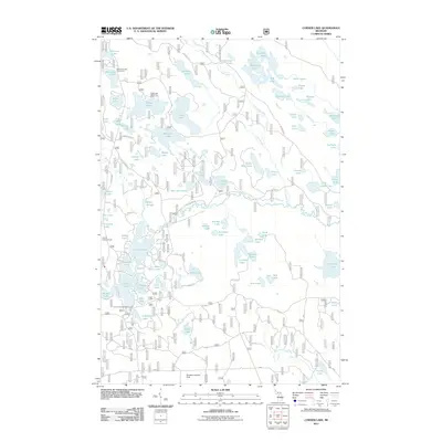 2011 Map of Corner Lake, 2011 Print