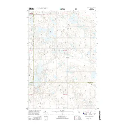 2014 Map of Corner Lake, 2014 Print