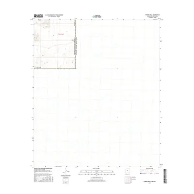 2017 Map of Corner Well, 2017 Print