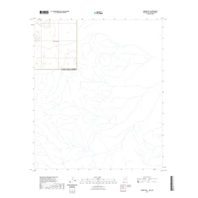 2023 Map of Corner Well, 2023 Print
