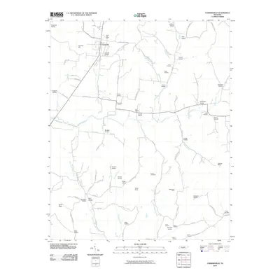2010 Map of Cornersville, 2010 Print