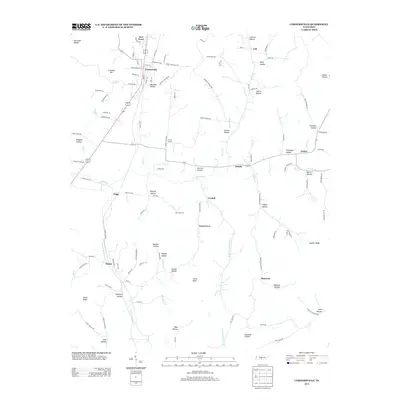 2013 Map of Cornersville, 2013 Print