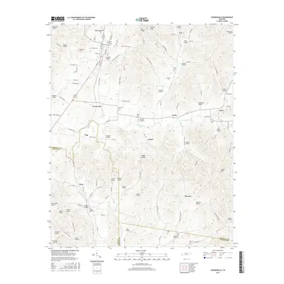 2016 Map of Cornersville, 2016 Print