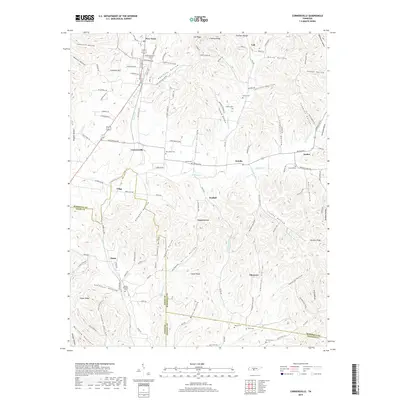 2019 Map of Cornersville, 2019 Print