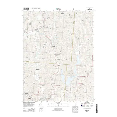 2013 Map of Corning, 2013 Print