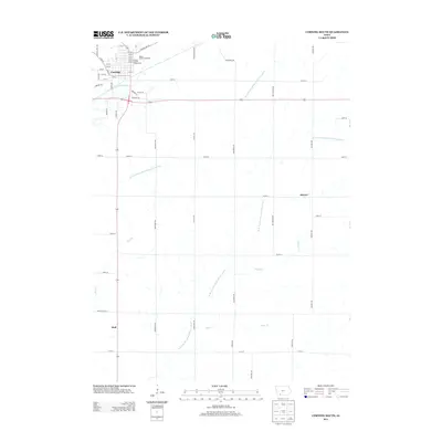 2013 Map of Corning South, 2013 Print