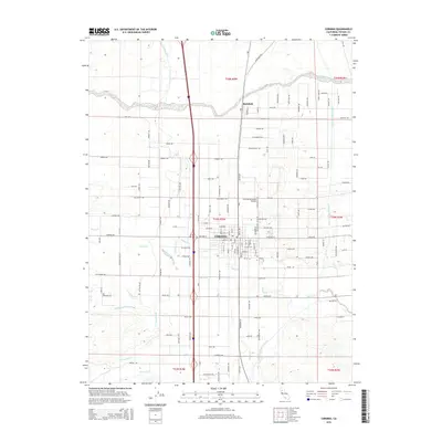 2015 Map of Corning, 2015 Print