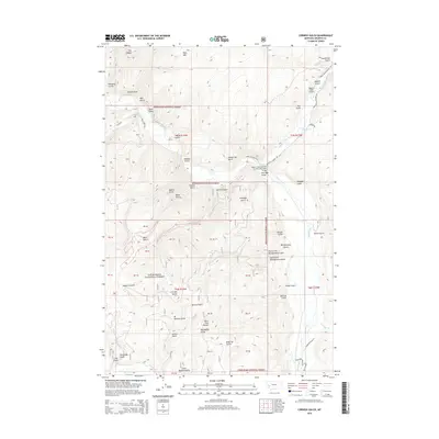 2014 Map of Cornish Gulch, 2014 Print
