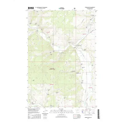 2017 Map of Cornish Gulch, 2017 Print
