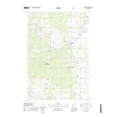 2020 Map of Cornish Gulch, 2020 Print