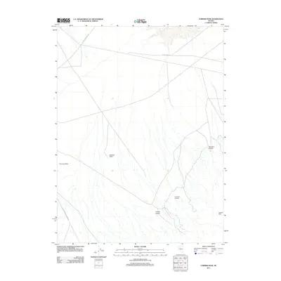 2011 Map of Cornish Peak, 2011 Print