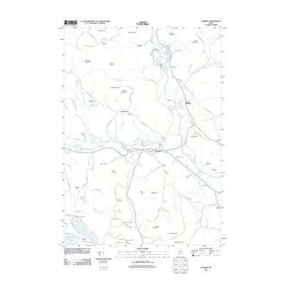 2011 Map of Cornish, 2011 Print