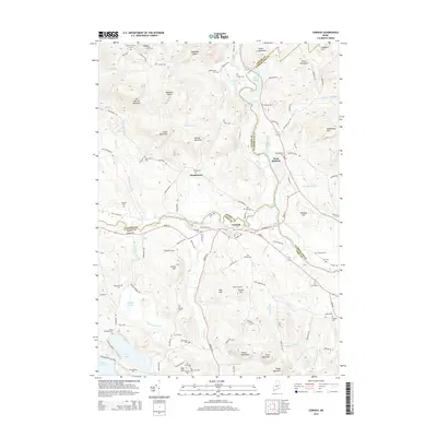 2014 Map of Cornish, 2014 Print