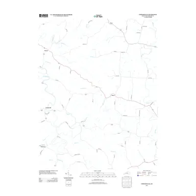2013 Map of Cornishville, 2013 Print