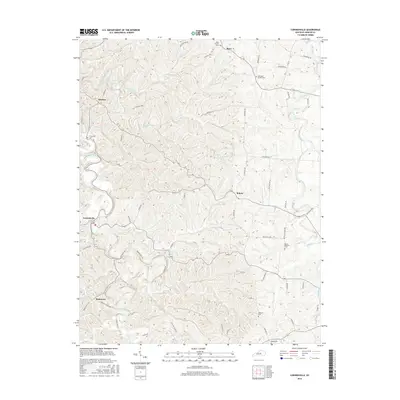 2016 Map of Cornishville, 2016 Print