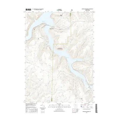 2016 Map of Cornplanter Bridge, 2016 Print