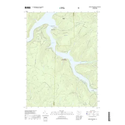 2019 Map of Cornplanter Bridge, 2019 Print