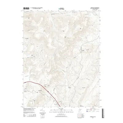 2014 Map of Cornstalk, 2014 Print