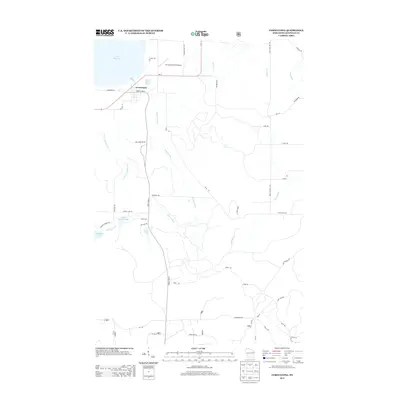 2013 Map of Cornucopia, 2013 Print