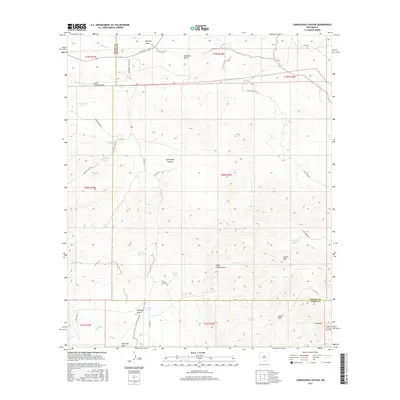 2017 Map of Cornucopia Canyon, 2017 Print