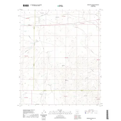 2020 Map of Cornucopia Canyon, 2020 Print