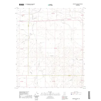 2023 Map of Cornucopia Canyon, 2023 Print