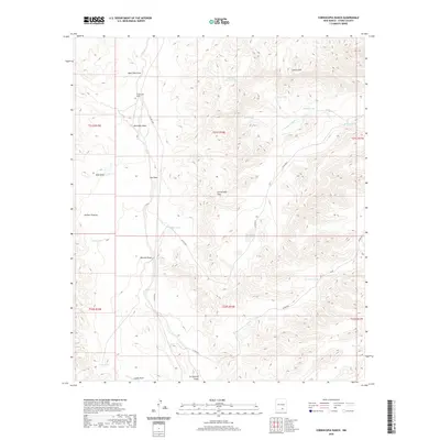 2020 Map of Cornucopia Ranch, 2020 Print
