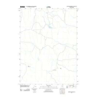 2012 Map of Cornucopia Ridge, 2012 Print