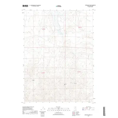2018 Map of Cornucopia Ridge, 2018 Print