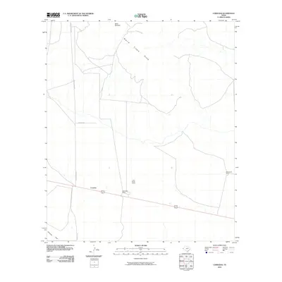 2010 Map of Cornudas, 2010 Print