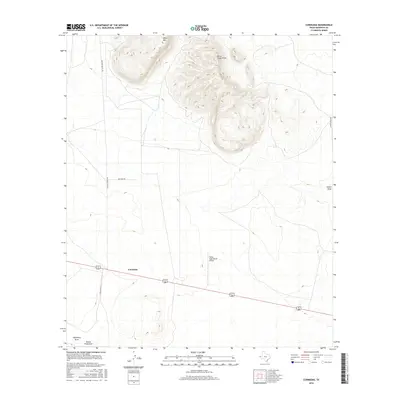 2016 Map of Cornudas, 2016 Print
