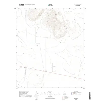 2019 Map of Cornudas, 2019 Print