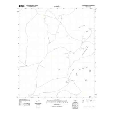 2010 Map of Cornudas Mountain, 2010 Print