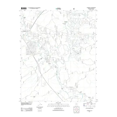2012 Map of Cornville, 2012 Print