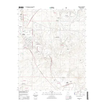 2014 Map of Cornville, 2014 Print