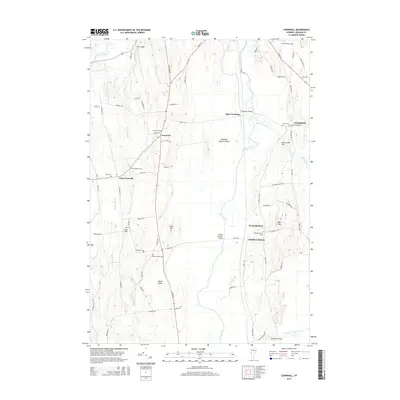 2015 Map of Cornwall, 2015 Print