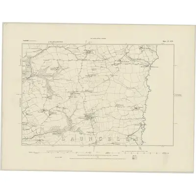 1884 Map of Cornwall IV.SW