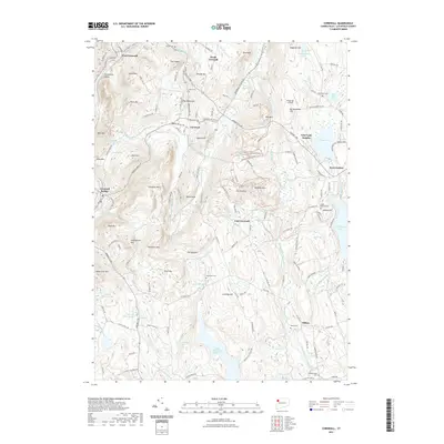 2021 Map of Cornwall, 2021 Print