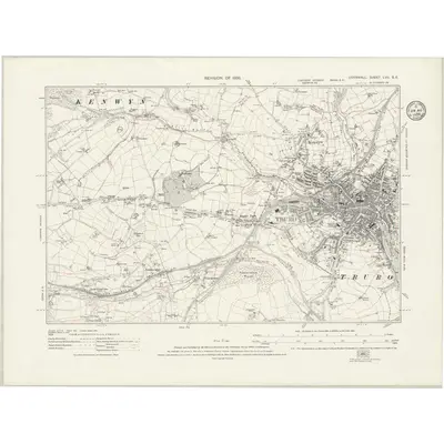 1933 Map of Cornwall LVII.SE