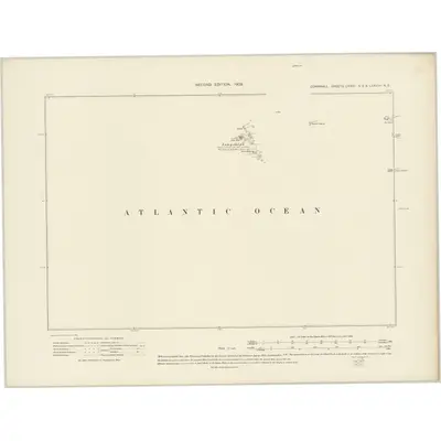 1906 Map of Cornwall LXXIIIA.SE & LXXVIIIA.NE, 1908 Print
