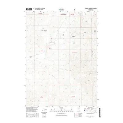2014 Map of Cornwall Mountain, 2014 Print